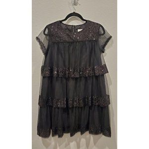 BCBGirls Sequin Black Dress